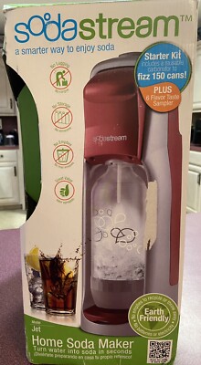 SodaStream Jet Sparkling Water Maker Red And Silver | eBay