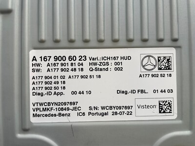 2020 - 23 MERCEDES-BENZ GLE GLS CLUSTER CONTROL MODULE OEM 