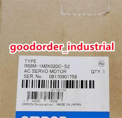 Genuine Omron R88M-1M2K020C-S2 Servo Motor New In Box R88M-1M2K020C-S2