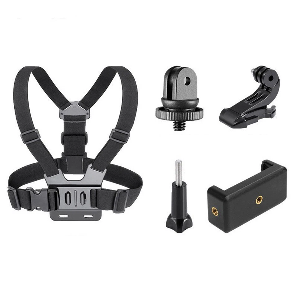 Chest Harness Strap Mount Accessories Adjustable For iPhone Android GoPro Hero - Image 4 of 4