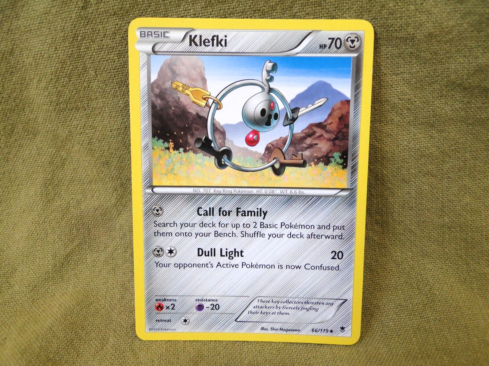 Pokemon Trading Card - Phantom Forces: Klefki 66/119