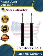 Premium Quality OE Rear Shocks for 2011-2017 Nissan Quest Lifetime Warranty