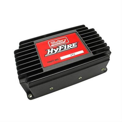 Mallory 690 HyFire Ignition Box with sbc spiral core 8.5 plug wires for HEI dist
