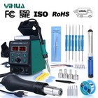 YIHUA 8786D-I Desoldering Gun Solder Iron Kit Hot Air  Rework Soldering Station
