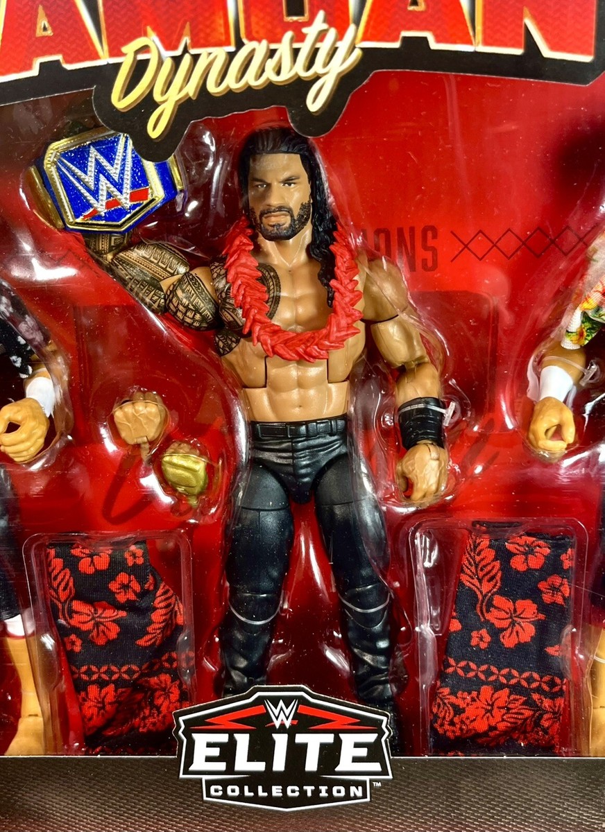 2024 WWE Elite Collection - SAMOAN DYNASTY 3pk - ROMAN