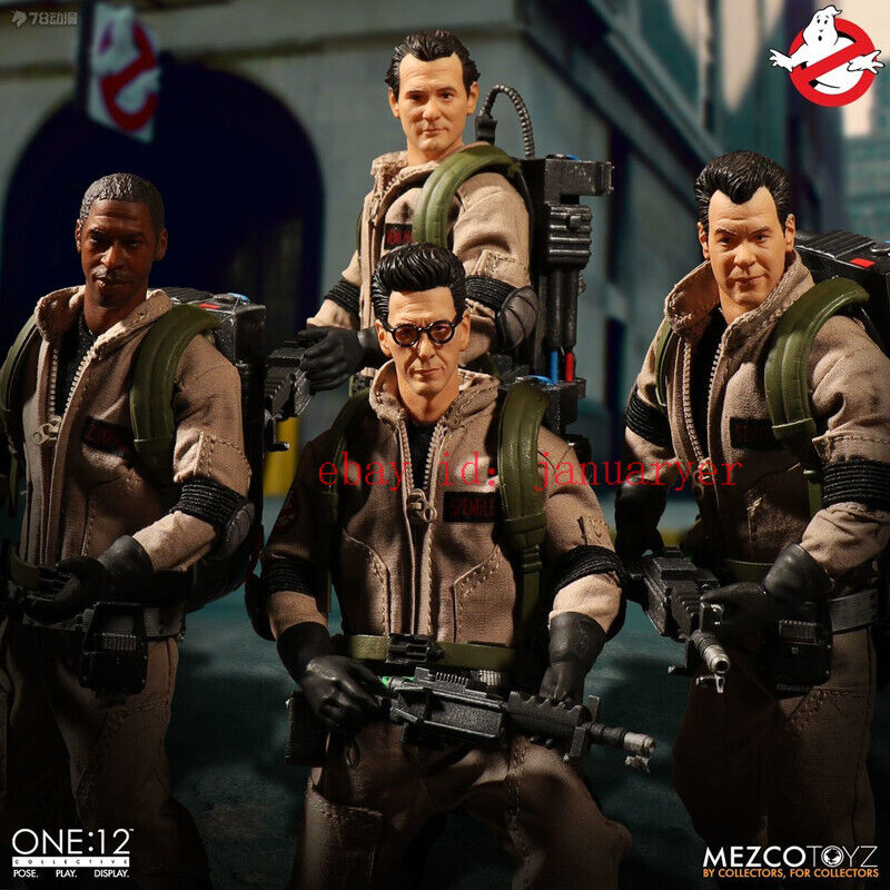 Mezco Toyz 1/12 Ghostbusters Deluxe Edition Set Action Mezco Toyz 1/12 Ghostbusters Deluxe Edition Set Action