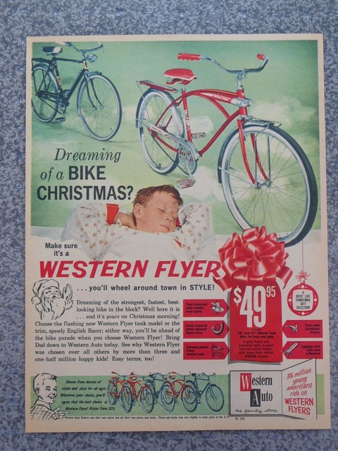 1960 western flyer bicycle