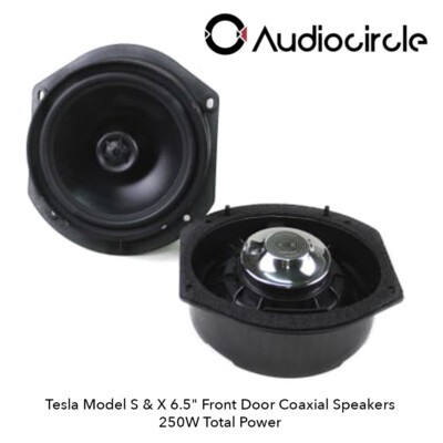AudioCircle IQ-X6TSX - 6,5'' Vordertür Koaxial-Lautsprecher 250 W für Tesla Modell S X