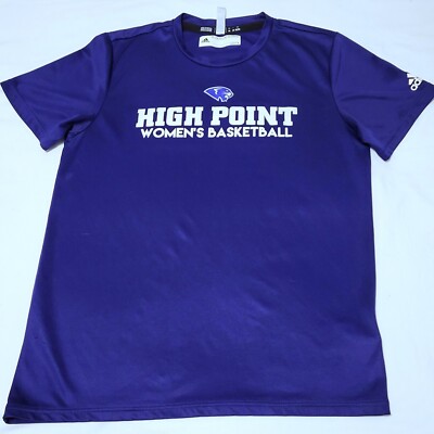 TEAM ISSUED High Point Panthers basketball adidas Climalite t
