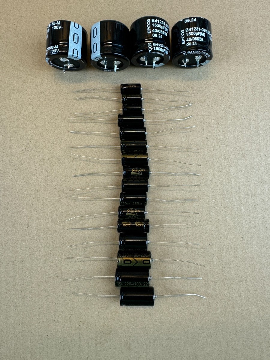 Rock-Ola 44790-A Jukebox Amplifier RECAP KIT Capacitors for