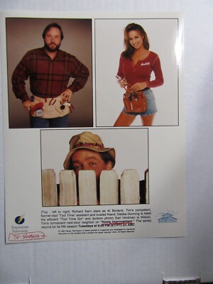 RICHARD KARN in HOME IMPROVEMENT 1995 Press Photo w DEBBE DUNNING, EARL HINDMAN