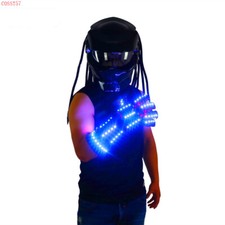 Colorful LED Gloves Cosplay Costume Props Arm Remote Control Color Change Gloves