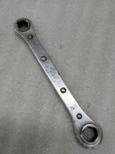 Snap-on R-1214 Ratcheting Box Wrench 6 Point 3/8"x7/16" USA 