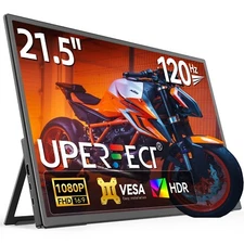 UPERFECT 21.5 Inch 120Hz Gaming Monitor 1920x1080 USB-C HDMI Portable Screen