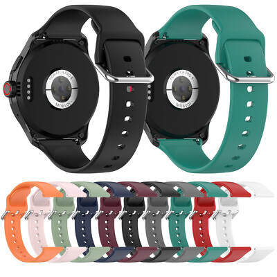 Silicone Band Strap For Ticwatch Pro5/iTOUCH AIR3/Fossil Men's Nate Hybrid  Watch