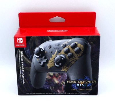 --**Limited Edition**--   Nintendo Switch Pro Controller Monster Hunter Rise  