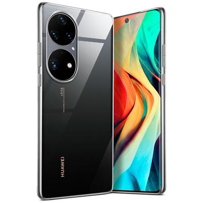 Hülle für Huawei P50 Pro Schutzhülle Silikon Case Cover Handy Schutz Transparent