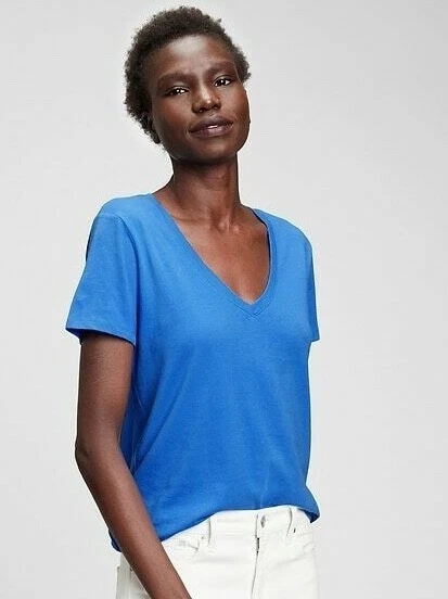 gap v neck t shirt womens