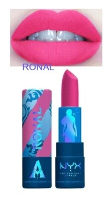 NYX Professional Makeup Limited Edition Bright Pink Lipstick Ronal