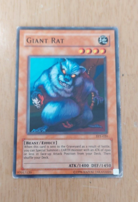yugioh rat deck Giant Rat SYE-020 YuGiOh card (LP)
