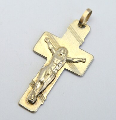 925 STERLING SILVER RELIGIOUS JESUS CHRIST CROSS PENDANT | eBay
