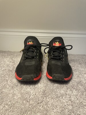 RARE NMD - adidas Nmd R1.V2 Mens Running Shoes Black/Red  display picture 2