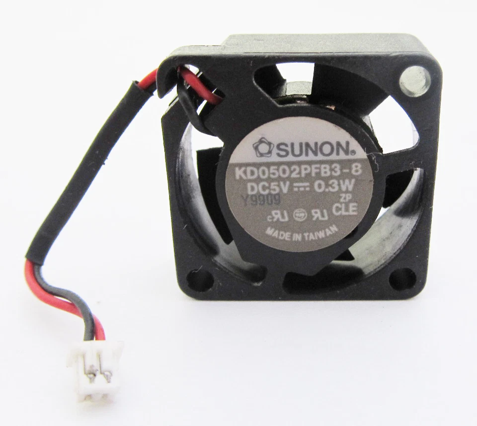 5pcs SUNON KD0502PFB3-8 5V 0.3W 25x25x10mm 25mm 2510 Mini DC Cooling Fan 2pin - Image 2 of 2