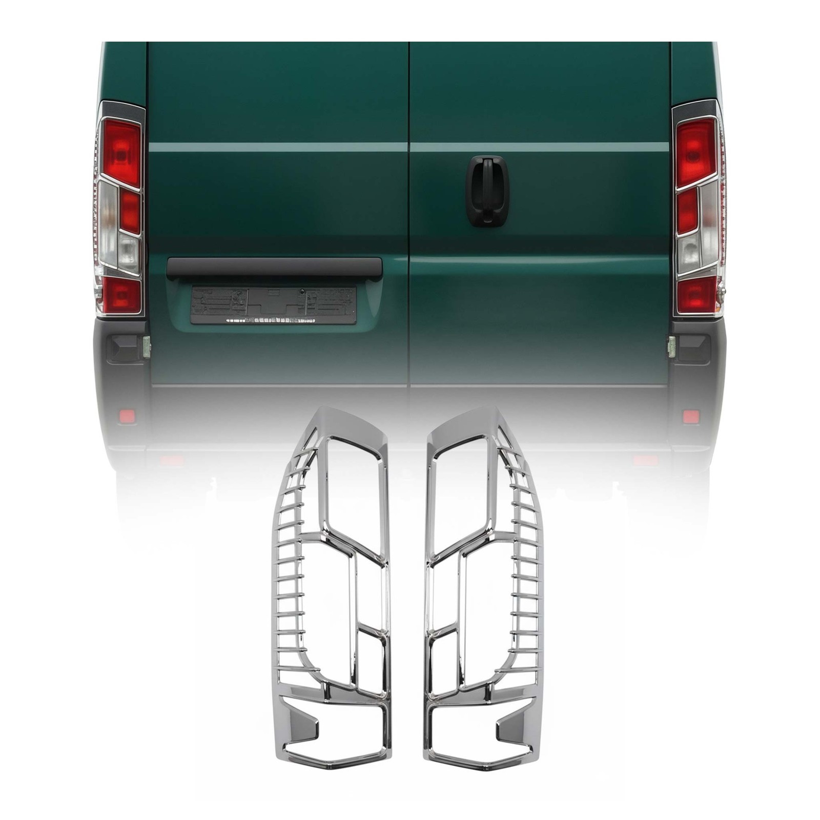 Cadre de feu stop arrière pour Fiat Ducato protection ABS
