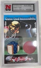 Michael Jordan / Tiger Woods Game Used Worn Jersey Shirt Patch Card 2010  1 of 1