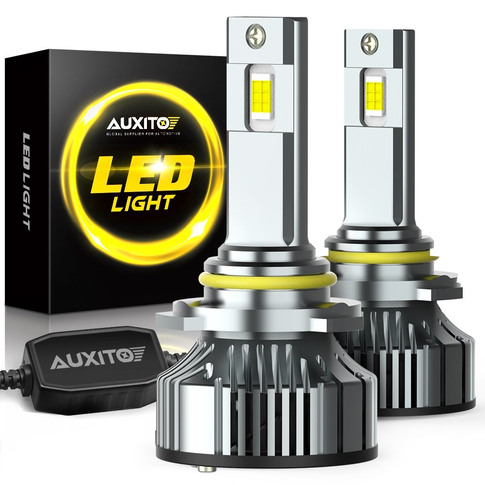 AUXITO Y19 Plus Series 9005 HB3 LED Headlights HIGH Beam Bulbs Kits 6500K White