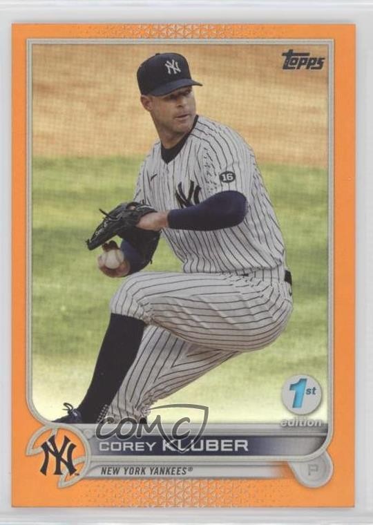 2022 Topps Series 1 1st Edition Orange 74/75 Corey Kluber #69 r0j