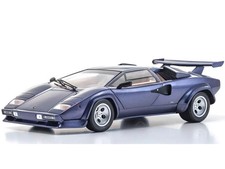 LAMBORGHINI COUNTACH LP 5000 QUATTROVALVOLE DARK BLUE 1/18 BY KYOSHO 08320 DBL
