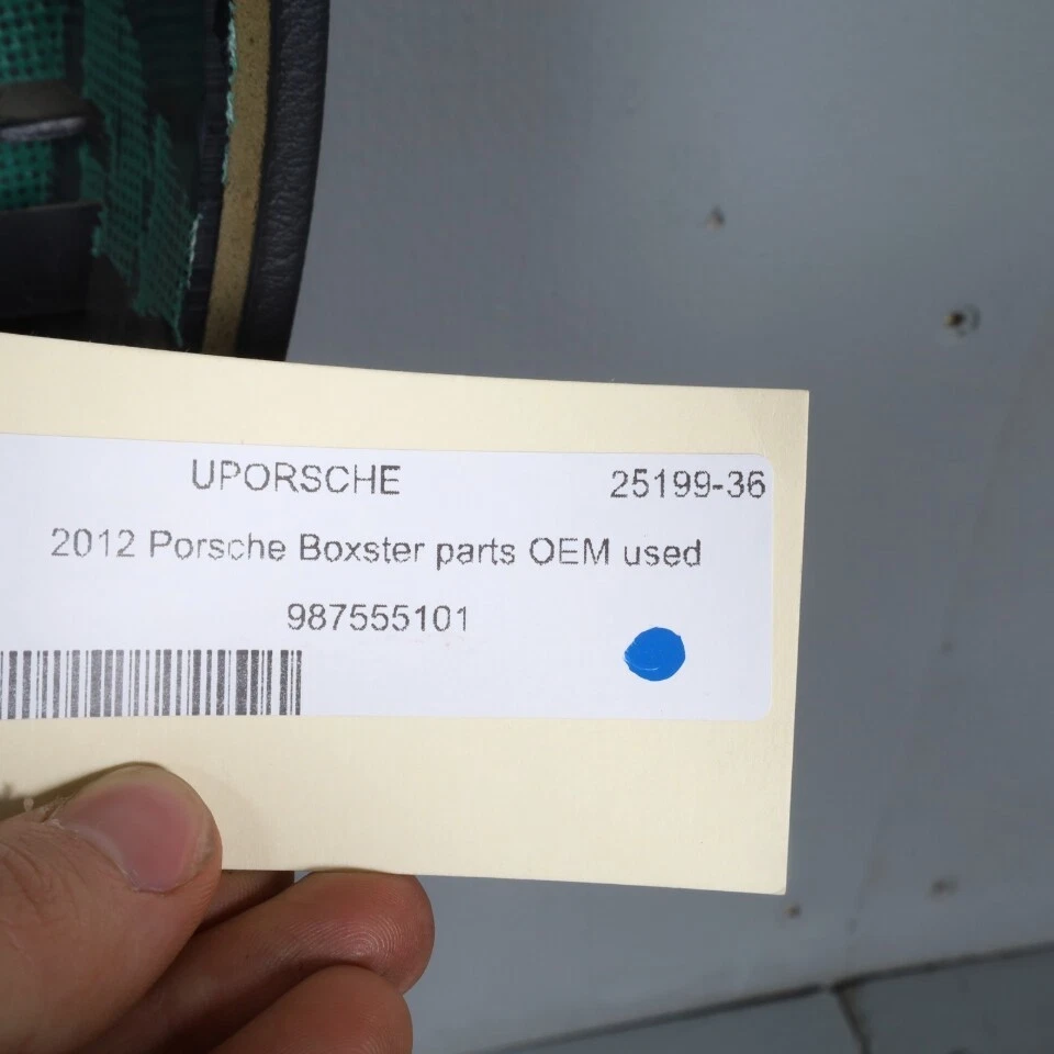 2005-2012 Porsche Boxster Cayman Left Door Panel Leatherette Black OEM Used Foto 3 de 3