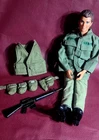 Vintage 1975 G.I. JOE and Accessories Aprox. 11.5 Inches