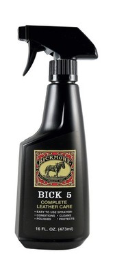Bick 5 Leather Cleaner Conditioner Spray 16 fl oz, For All Leather Goods, USA...