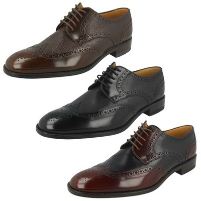 Loake Mens Lace Up Brogue Shoes - Arlington
