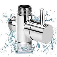 3-Wege-Umschaltventil 3 Wege Ventil Eckventil 1/2 Zoll FüR Waschbecken, 1 StüCk
