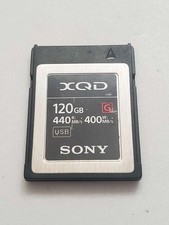 Sony 120GB G Series XQD Memory Card - working