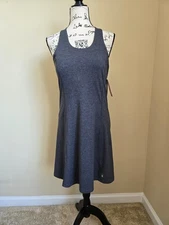 Spyder tank dress womens M gray athletic summer casual