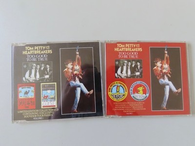Tom Petty and the Heartbreakers Too Good to Be True x2 Single CD Bundle
