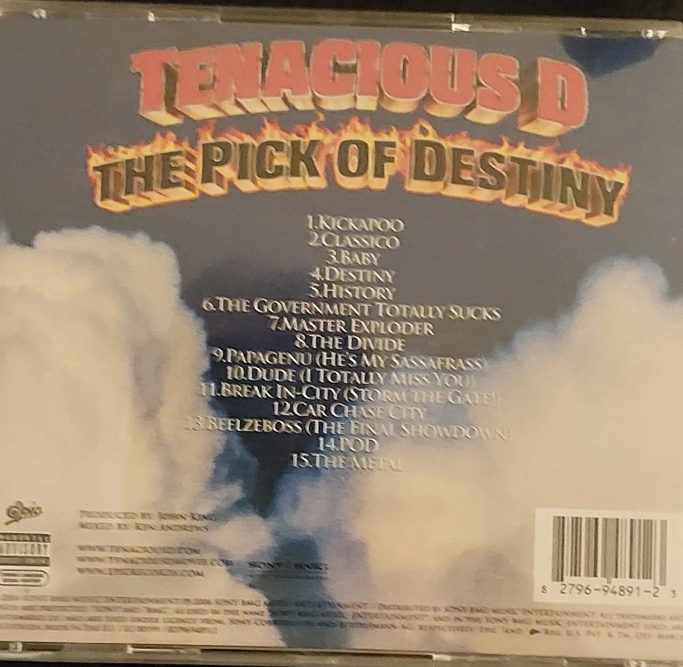 Tenacious D, the Pick of Destiny, CD, gebraucht, 2006 - Bild 2 von 2