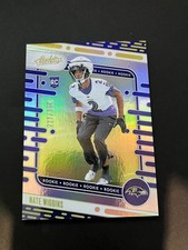 2024 Panini Absolute Nate Wiggins #130 Rookie Parallel /350 Baltimore Ravens