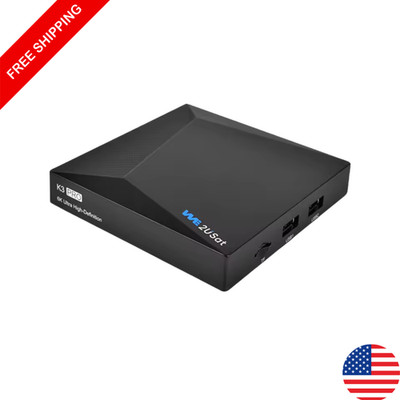 K3 Pro 6K HDR Android TV Box WiFi-6 Quad Core 4GB+32GB BT 5.0 Voice Remote