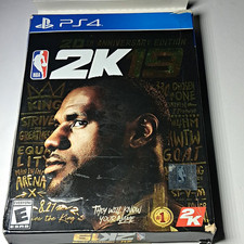 2K NBA 2K19 20th Anniversary Edition PS4 Disc w/ Case E 2018 NTSC-U/C