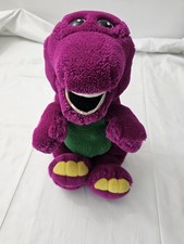 Vintage 1992 Barney Purple Dinosaur Plush Stuffed Animal Lyons Group 13in Tall
