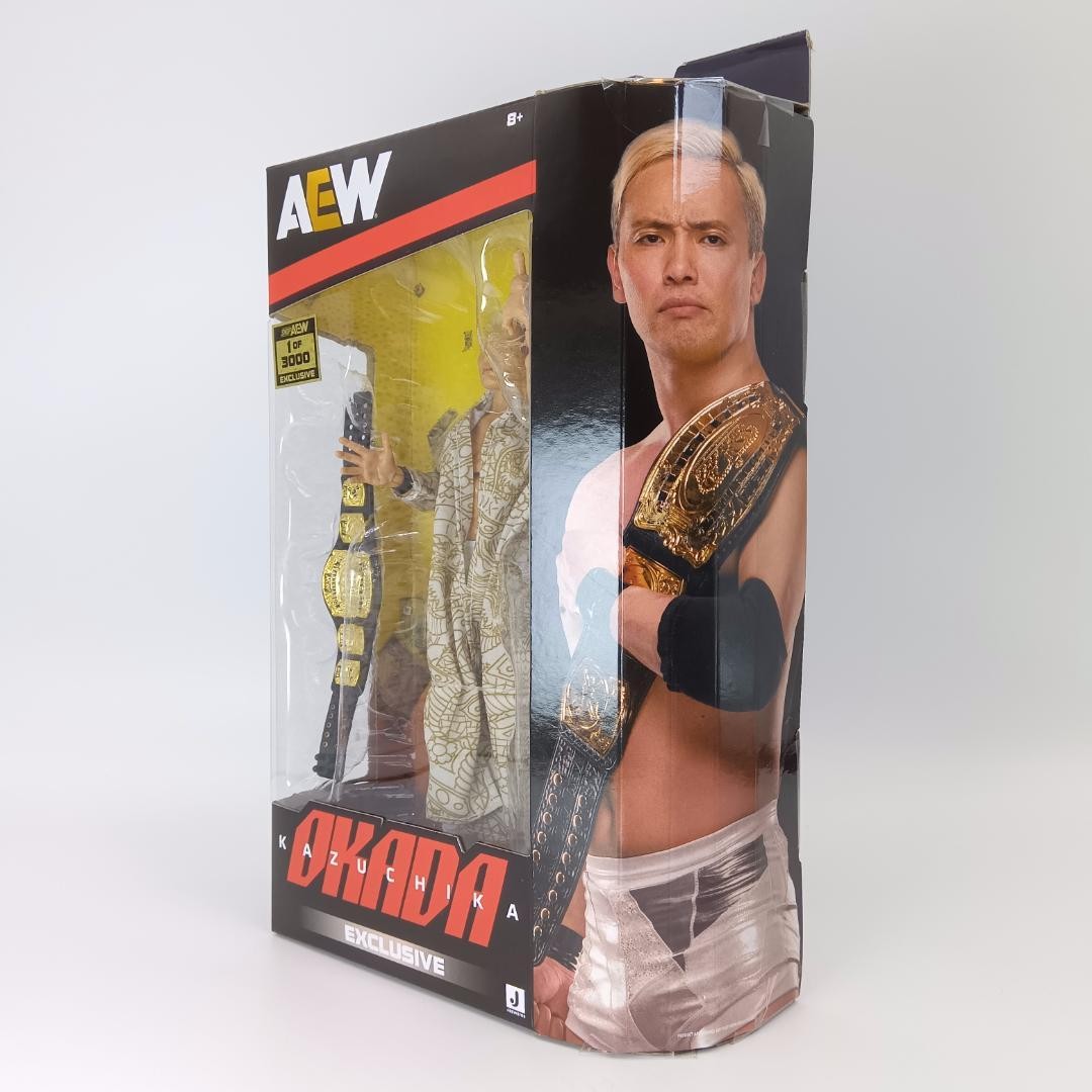 Aew Kazuchika Okada Figure To 3000 Pr Essional Wrestling | eBay