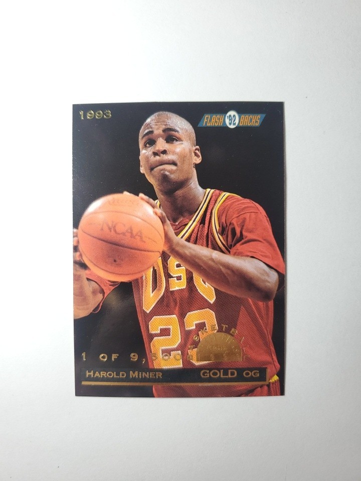 1993 Classic Draft Picks- Harold Miner #108 Gold Og Flashbacks 92