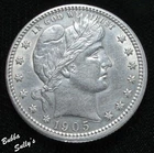 1905-P Barber Quarter — photo from another recent sale