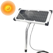 10W Solar Panel Kit FM123 Fit for Mighty Mule GTO PRO Gate Opener Parts MM571...