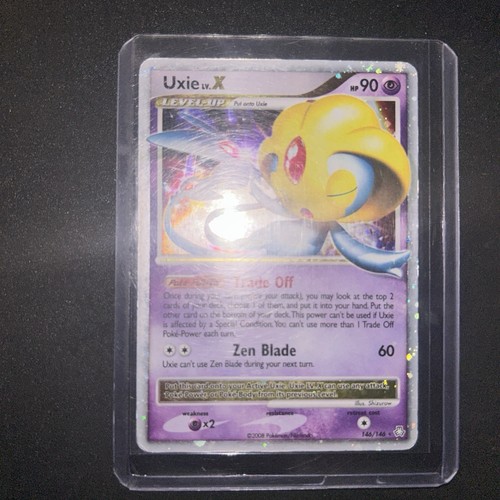 Pokemon Uxie LV.X. TCG Legends Awakened Ultra Rare Holo Card 146/146